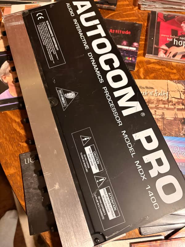 Behringer Autocom Pro MDX1400 Compressor / Limiter 2000s - Black / Silver image 1