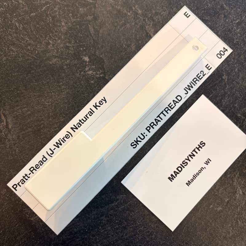 ORIGINAL Pratt Read Replacement E Key (J-Wire Keybeds) for ARP 2500/2600, Moog Minimoog, Oberheim OBX/OBXa/OB8, Sequential Prophet-5/10, PPG Wave 2.2, EML 500, and more image 1