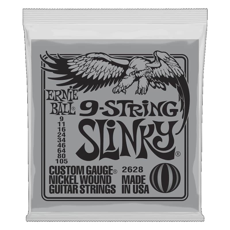 Ernie Ball 2628 9-String Slinky Electric Guitar String 9 string image 1