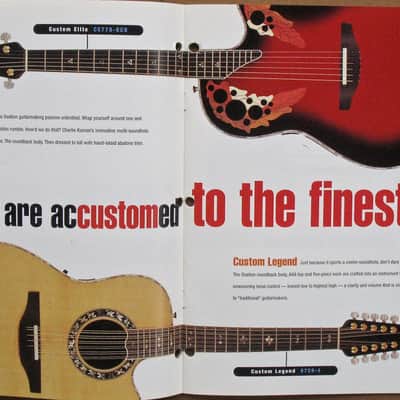 Ovation Catalog 1999 image 3