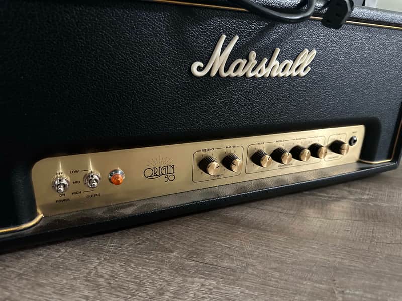 Marshall Origin ORIGIN50H 50-Watt Tube Guitar Amp Head image 1