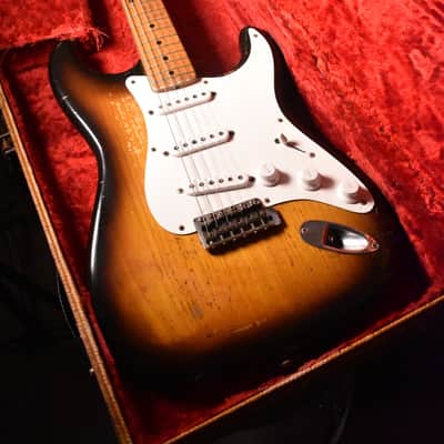 Immagine Fender Stratocaster 1955 - Sunburst - 10