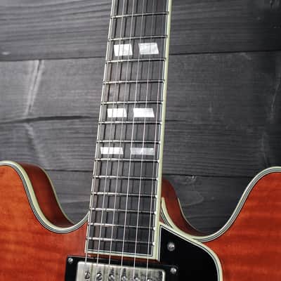 Eastman T59/TV-AMB Amber Semi-Hollowbody Electric Guitar image 23