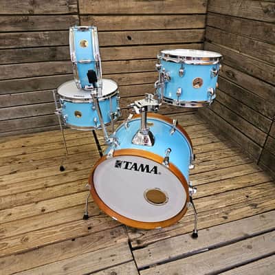 Drum Kit Tama Club JAM, Aqua Blue Includes Gigbags USED! RKCLM280726 image 1