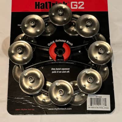 Rhythm Tech RT7422 Hat Trick G2 Double Nickel Jingles & Vintage DST Tambourine - Mint image 3