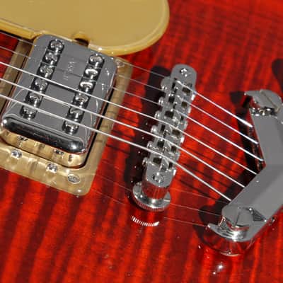 Gretsch G6228FM Players Edition Jet BT V-Stoptail Crimson Stain image 8