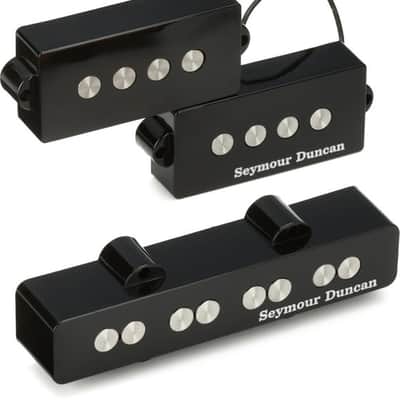 Seymour Duncan Quarter Pound P-J Bass Set - Black image 2