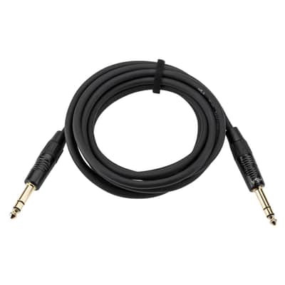 H&A Platinum Pro 10' TRS 1/4  Male to 1/4  Male Interconnect Cable with Rean by Neutrik Gold Connectors image 5