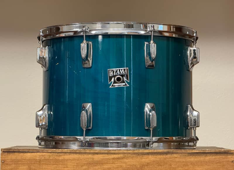 1980's Tama 14" Superstar Aquamarine 10x14 Rack Tom image 1