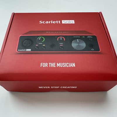 Focusrite Scarlett Solo 3rd Gen – Mint / Open Box – Unused image 6