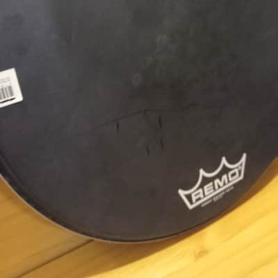Remo PM-1824-MP 24" Marching Bass drum head 2010- - Black 🖤 image 3