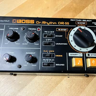 Boss DR-55 Dr. Rhythm 1980 - 1983 - with DIN Sync and DC power in