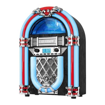 Victrola VJB-125 Retro Desktop Jukebox with CD Player, FM Radio and Bluetooth image 3