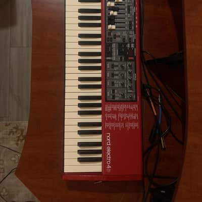 Nord Electro 4D SW61 Semi-Weighted 61-Key Digital Piano 2013 - 2015 - Red image 4