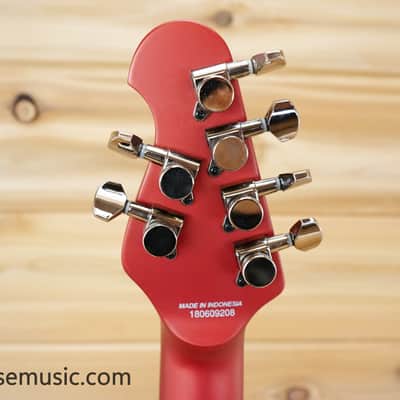 Sterling MAJ100 John Petrucci Signature Majesty - Ice Crimson Red With Gig Bag image 18