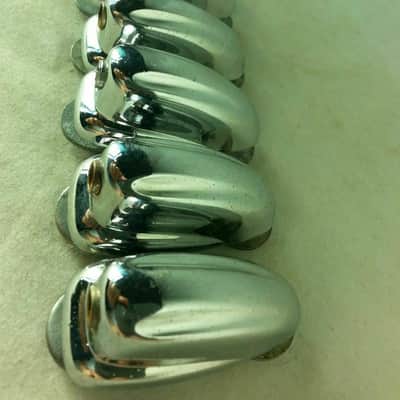 *Slingerland 6x Sound King Tom Drum Lugs Chrome Big Hex Short Swivel Nut 60s VG image 2