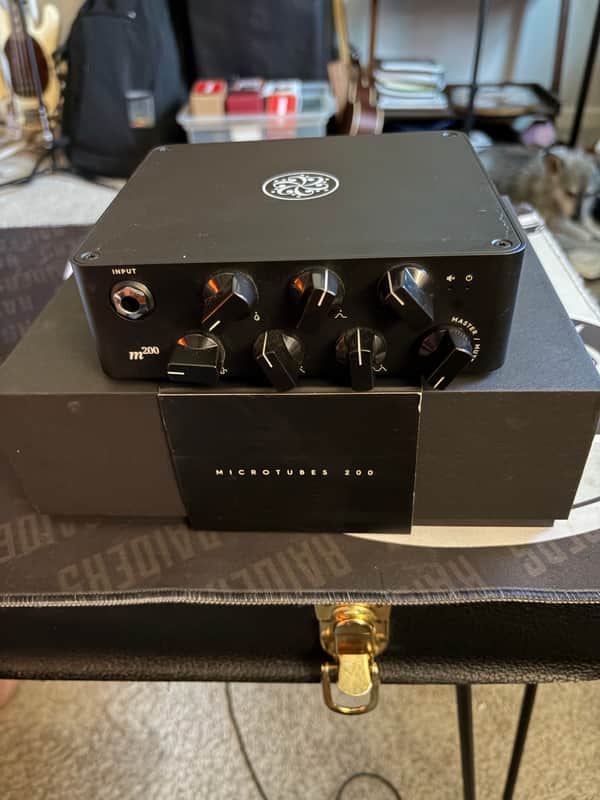 Darkglass Electronics Microtubes 200 200-Watt Bass Amp Head 2022 - Present - Black image 1