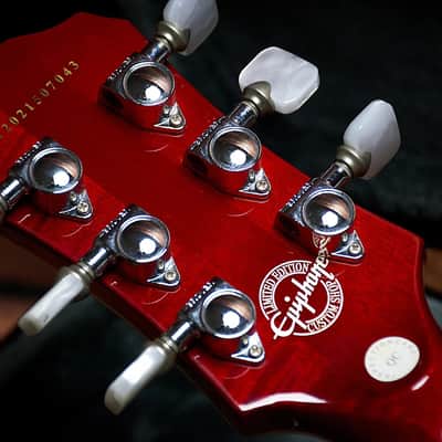 Epiphone Ace Frehley Signature "Budokan" Les Paul Custom 2012 - Faded Cherry Sunburst ++NEW++ image 17
