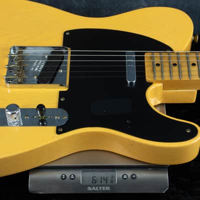 Fender Custom Shop 51 Nocaster Journeyman Relic Nocaster Blonde 57 Soft V Neck R149741 imagen 6