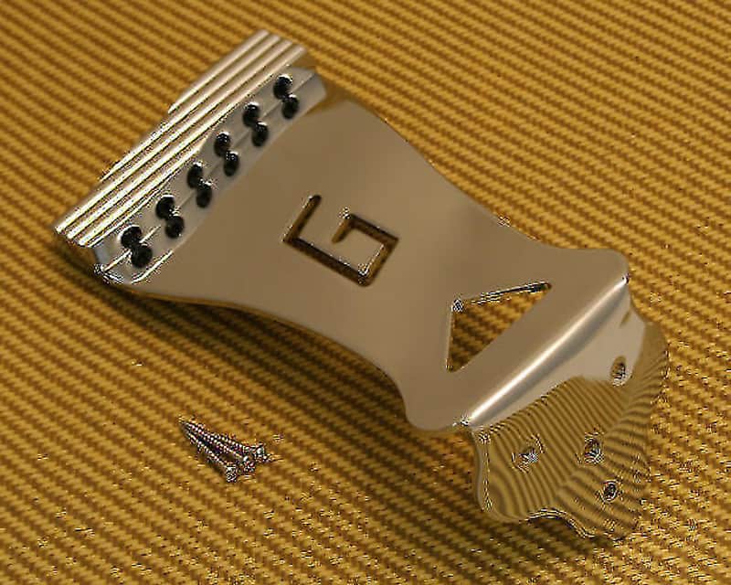 006-2745-000 Gretsch Guitar Tailpiece "G" Electromatic Series 5" Chrome image 1