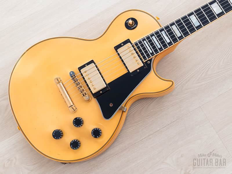 1987 Gibson Les Paul Custom Alpine White w/ Tim Shaw PAFs, Case image 1