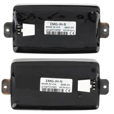 EMG James Hetfield JH Pickup Set~Brushed Black Chrome~W/Wiring Kit~Active~Brand New image 3