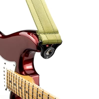PLANET WAVES 50BAL08 Auto Lock Gitarrengurt (50mm) moss image 2