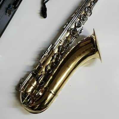 Adolphe Saxophone Bb Tenor 673 by Selmer Brass Body & Hard Case Full Outfit~ image 7