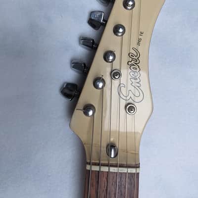 Encore JHS 1EW 1970s - Buttercream - Teisco Made - 70's Japan - RARE - READ - Gibson Scale Length - image 5