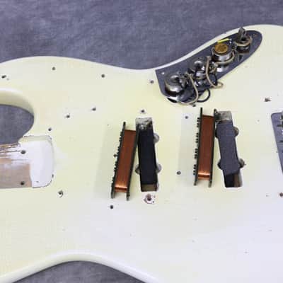 1966 Fender Jazz Bass - Olympic White Refinish image 19