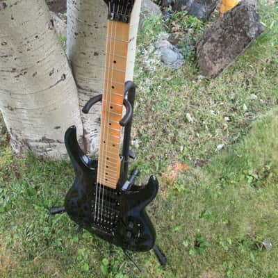 KRAMER Servant 1980's Blk w/Blue Flames image 10