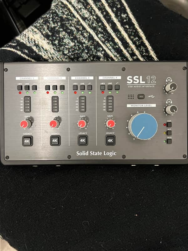 Solid State Logic SSL 12 12-Channel USB Audio Interface 2023 - Black image 1