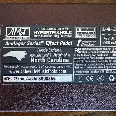 Asheville Music Tools ACV-1 Time Warping Chorus / Vibrato image 2