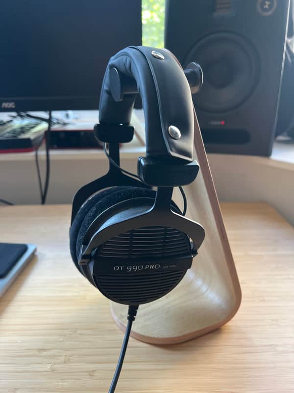 Beyerdynamic DT 990 Pro 250 Ohm Open-Back Over-Ear Monitoring Headphones 2010s - Black/Grey image 1