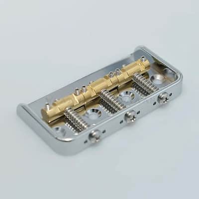 Short Vintage Telecaster Tele Style Guitar Fixed Bridge with Brass Saddles image 2