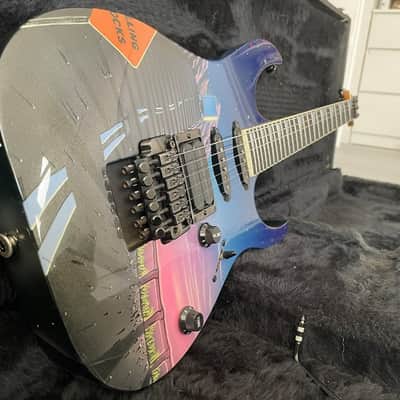 Ibanez UCGR USA Custom Graphic Design Series RG 1989 - Graphic Design (Handpainted by Rick Klemann) image 4