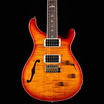 PRS SE Custom 24 Semi-Hollow Piezo Vintage Sunburst (747) image 4