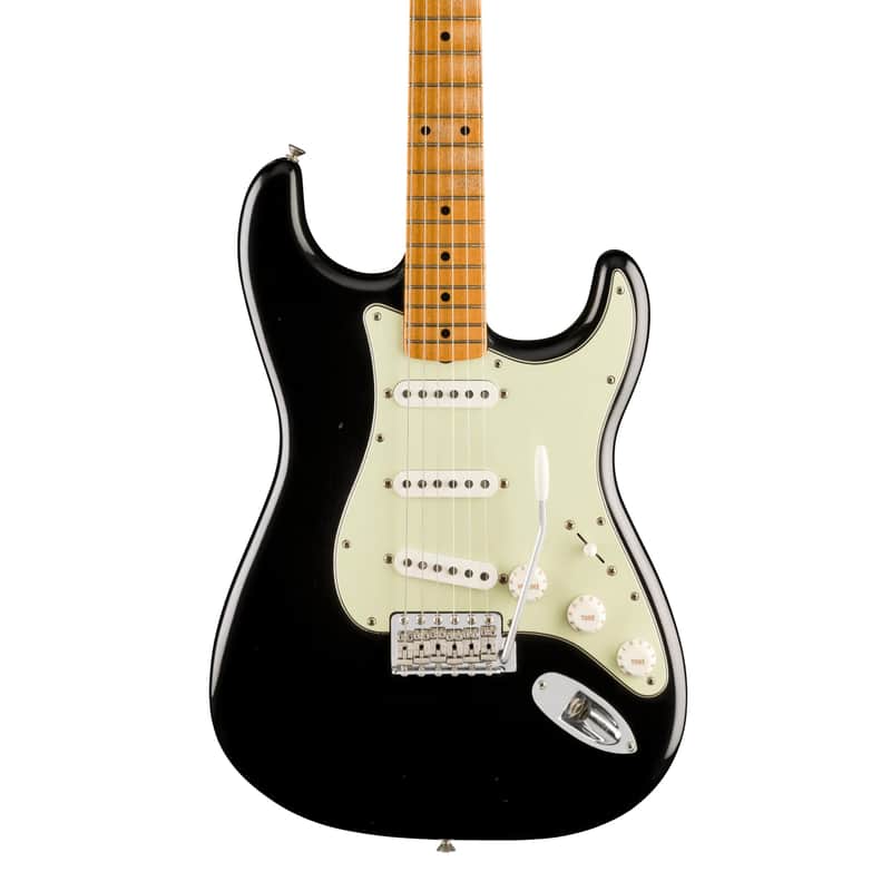 Fender Vintera II Road Worn '60s Stratocaster Maple Black w/case image 1