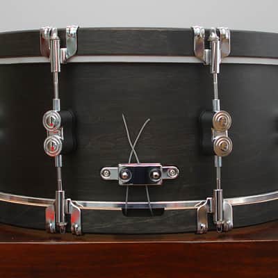 PDP Concept Maple Classic 6.5" x 14" Wood Hoop Snare Drum - Ebony Stain image 3