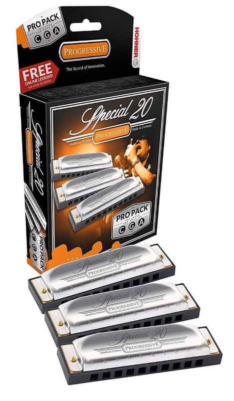 Hohner Special 20 Harmonica 3 Piece Pro Pack, Keys of G, C, A - Made in Germany image 1
