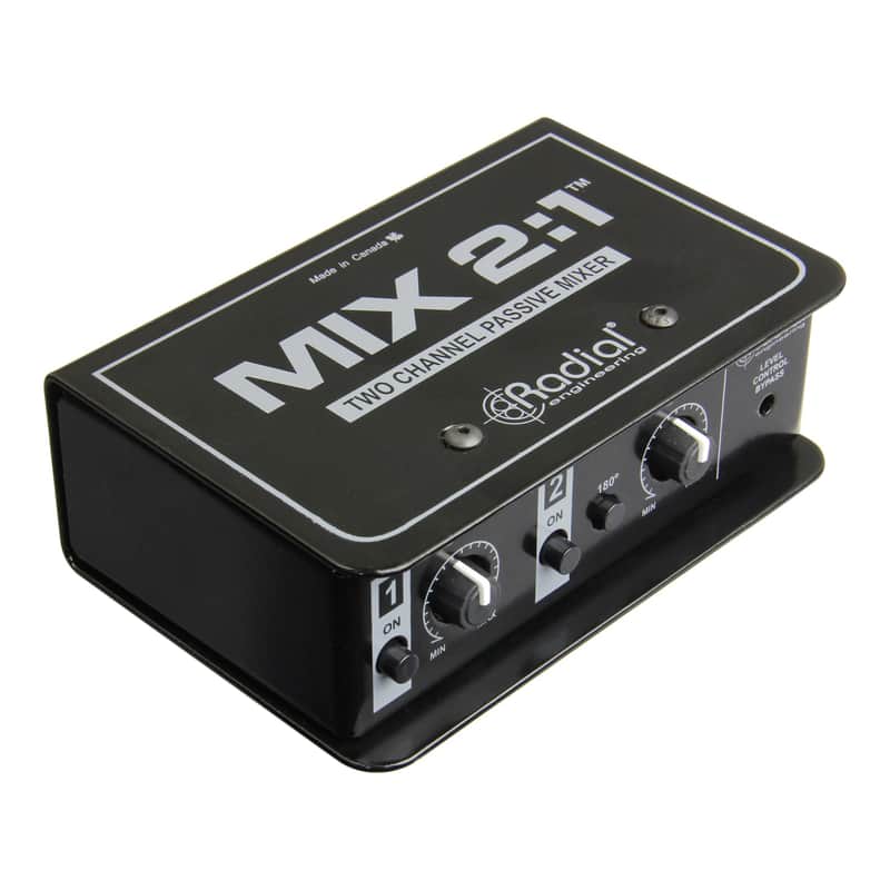 Radial Mix 2:1 Two Channel Passive Summing Mixer image 1