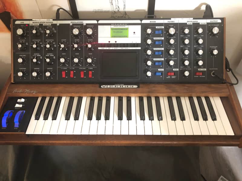 Moog Minimoog Voyager signed, w/ hard & soft case image 1