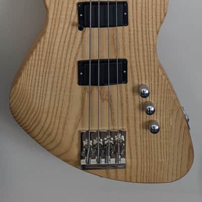 Wide Load Meteor Bass - Dirty Blonde Semi-Gloss Ash Body - Maple/Rosewood Neck - GFS RedActive Electronics image 2