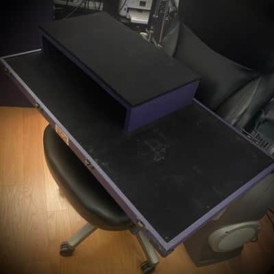 NYC Cases Custom Pedalboard 2023 - British Plum Tolex image 5