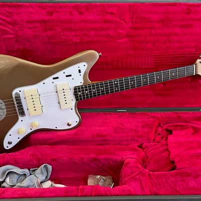 Fender Jazzmaster 1958 - 1965 - Gold Refin with Matching Headstock image 11