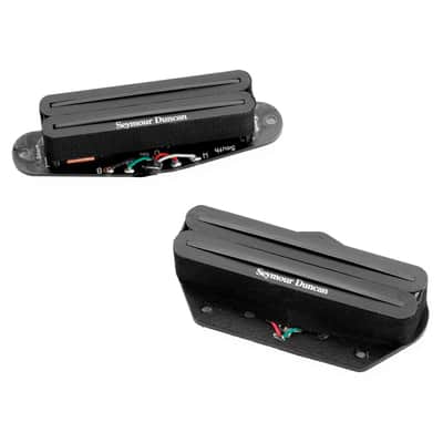 STHR 1S Hot Rails Kit Telecaster Black Seymour Duncan image 1