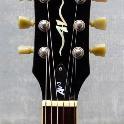 Used Vintage ( John Hornby Skewes) AV3 Semi-Hollow Electric - Sunburst image 8