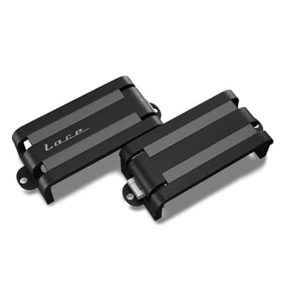 Lace Aluma P-Bass Bass Pickup Set, Black Anodized image 2