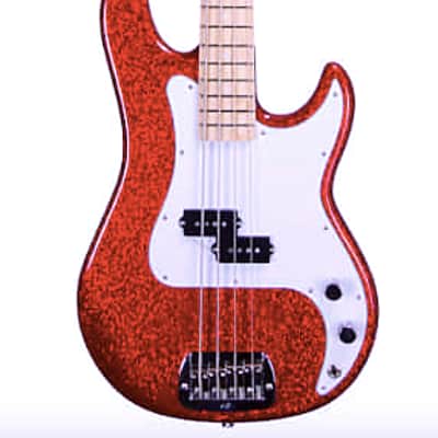 G&L LB-100 American Republic - Red/White/Blue Metal Flake finish - 9.8 pounds - LF2403144 image 5