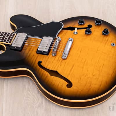 1996 Gibson ES-335 Dot Semi-Hollow Guitar Vintage Sunburst w/ 57 Classic PAFs, Fast Neck & Case image 10